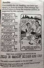 Maybe you would like to learn more about one of these? Jumble Puzzle Answers For Today Gamers Smart