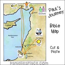 Paul's journeys activity book includes: Apostle Paul Bible Crafts And Activities For Sunday School