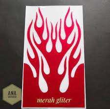Awalnya terjadi keanehan di pulau rintis, banyak bangunan terbakar pada malam hari. Sticker Stiker Motor Api Cutting Gliter Nyala Shopee Indonesia