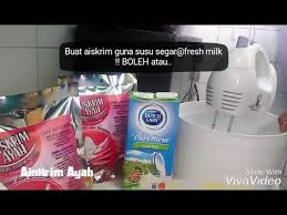 Kedai susu segar updated their business hours. Buat Aiskrim Dengan Susu Segar Youtube