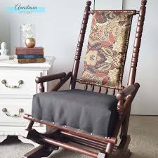 Where most rocking chairs had separate rockers fixed to regular chair legs, cooper's chair used the curve of its frame to provide the rocking motion. Antique Rocking Chair Restoration Broken To Beautiful