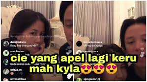 live ig cie ray apel lagi kerumah kyla.. challenge tatap"an..