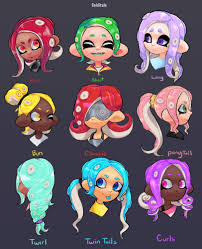 Step 3 now here comes the fun part: Dear Nintendo Please Add More Octoling Hairstyles Splatoon