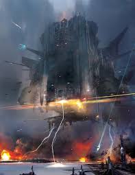 Big Descending Science Fiction Artwork Star Wars Sci Fi Concept Art