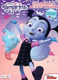 Download halloween vampire coloring pages and use any clip art,coloring,png graphics in your website, document or presentation. Bundle Of 4 Girls Coloring And Activity Items Bendon Vampirina Coloring Book Imagine Ink And Grab Go Play Pack Kaleidoquest Over The Moon For Reading Halloween Theme Colorable Bookmark Buy Online