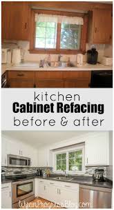 Kitchen Cabinet Refacing The Process Old Kitchen Cabinets Kitchen Diy Makeover Kitchen Cabinets Makeover