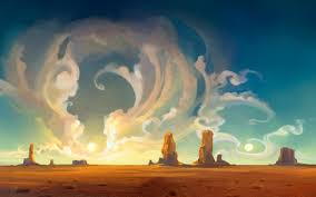 Nature Landscape Fantasy Art Wallpaper And Background Desert Illustration 1920x1200 Download Hd Wallpaper Wallpapertip Cyberpunk, purple, fantasy art, city, fantasy city, concept art. nature landscape fantasy art wallpaper