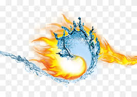 Fire and ice yin yang drawing. Fire And Water Png Images Pngwing