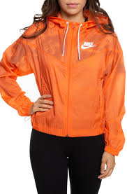 nike sportswear windrunner jacket turf orange summit white