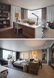 In this smallest bedroom, the bed is hugged by 3 walls, while a clothes rail, hung at high height, sits above a pair of chests of drawers. Best Bedroom Layout With Desk Novocom Top