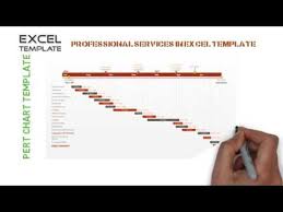 How To Create Pert Chart Template In Excel Youtube
