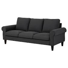 Ikea kivik corner section (sectional) sofa cover slipcover custom deep green. Gammalbyn 3 Seat Sofa Grey Ikea