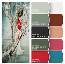 Find & download free graphic resources for oriental ornament. Living Room Color Scheme 4 Based On The Client Liking An Oriental Chinese Atmosphere And Reds Color Palette Living Room Living Room Color Schemes Room Colors