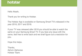 Watch the match streaming free for 5 minutes. Does A Samsung Smart Tv Have The Hotstar App Quora