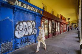 Spain is a country located on the iberian peninsula in south western europe. Spain S Gdp Shrinks 18 5 In Europe S Worst Contraction Yet Bloomberg