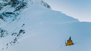 K2 is the world's second highest mountain at 8,611m and notoriously difficult to climb let alone ski credit: Karakorum 2018 Season Recap Explorersweb