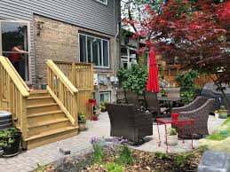 Free cost estimates by entering a zip! Wood Deck With Belgard Paver Patio In Oak Park Il Patio Patio Projects Belgard Pavers Patio