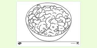 Cut body and tail as separate pieces. Mac And Cheese Colouring Sheet Colouring Sheets
