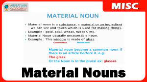 Setelah kemarin kita membahasa tentang concrete noun. Material Nouns English Youtube