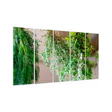 Tableau Herbes Fraiches 2 Herbe Feuille D Aluminium Et Tableau Design