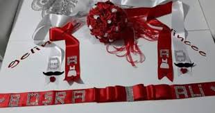 Gelin Damat Taki Kurdelasi Bel Kusagi Gelin Buketi Cicek Kece Susleme Dugun Planlama Gelin Dugun Fikirleri