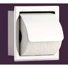 Your toilet paper holder should marry style with function. The Renovators Supply Inc Stainless Steel Recessed Toilet Paper Holder Reviews Wayfair