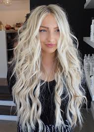 This is a perfect combination of a clip in hair extension and a lace closure. Women S Middle Part Long Wavy Blonde Synthetic Hair Capless Wigs 28 Inches Wigsiu Hair Extensions Best Platinum Blonde Hair Blonde Hair Looks