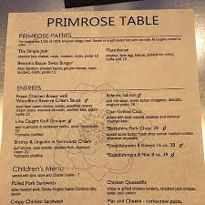 Primrose Table Murfreesboro Restaurant Reviews Photos Phone Number Tripadvisor