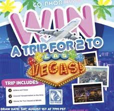 Win A 650 00 Trip For 2 To Las Vegas Nv Including Airfare And Dinner For 2 From Go Phor Personal Delivery App Las Vegas Trip Trip Sweepstakes