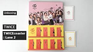Lane 1 (stylized as twicecoaster : Unboxing Twice Twicecoaster Lane 2 Special Album Both Versions Youtube
