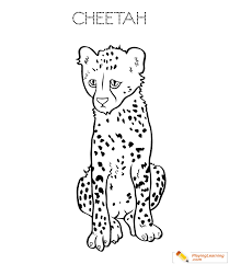 Download & print ➤cheetah coloring sheets for your child to nurture his/her coloring creative skills. Cheetah Coloring Page 05 Free Cheetah Coloring Page