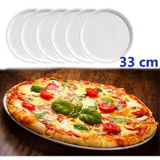 Maybe you would like to learn more about one of these? Set 6 Piatti Per Pizza Porcellana Bianca Mod Napoli Cm 33 Saturnia