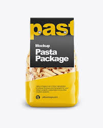 Use this free mockup to showcase your branding packaging designs in a modern and stylish way. Pennette Rigate Pasta With Paper Label Mockup Front View In Bag Sack Mockups On Yellow Images Object Mockups Mockup Packaging Mockup Free Psd Mockups Templates