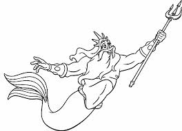 R$ 9,59 até 12x sem juros. Desenho De Rei Tritao Da Pequena Sereia Para Colorir Tudodesenhos