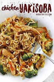 Homemade Chicken Yakisoba Step By Step Photos Budget Bytes Recipe In 2020 Chicken Yakisoba Recipes Healthy Recipes