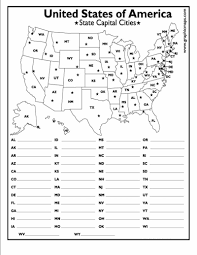 States And Capitals Worksheets For 5th Grade Worksheets For All In 2020 Map Quiz States And Capitals Map Worksheets
