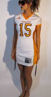 Upcycled Vintage Jersey Dress Xs S Ut Vols Orange And White Utk Tennessee Football Player Hipster Costum Football Jersey Dress Jersey Dress Jersey Dress Outfit