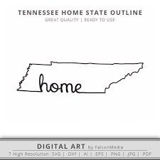 Tennessee Svg Tennessee Home State Outline Svg Tennessee Outline Digital Download Vector Art Cricut Si Tennessee Tattoo State Tattoos State Outline