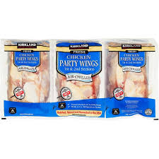 Costco sells their 10 pound pack of frozen chicken wings for $24.99. Kirkland Signature Chicken Party Wings 7 Lb Avg Wt Costco