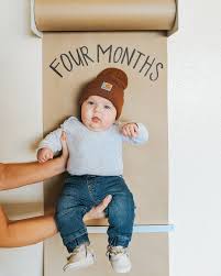 Kraft Paper Rollers Customizable Sign Ideas Cute Monthly Baby Photoshoots Simple Home Dec Monthly Baby Photos Baby Christmas Photos Baby Milestone Photos