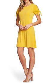 Cece By Cynthia Steffe Tie Sleeve Crepe Dress Hautelook