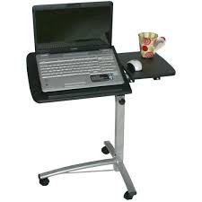 Cool Rolling Computer Cart Desk Laptop Computer Stand For Desk Comfortable Desk Computer Table