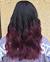 Blonde Burgundy Hair Tips