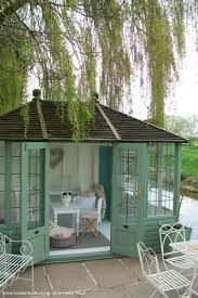 Arts And Crafts Style Shelves Backyard Retreat She Sheds