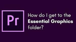 Using templates in premiere pro is much like using them in any other adobe tool. Where Is The Essential Graphics Folder Premiere Pro Tutorial