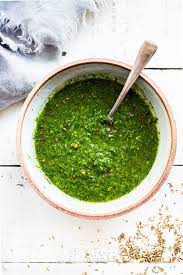 A Simple Recipe For Chermoula A Bright And Flavorful North African Condiment That Can Be Used To Give Soups Stew Fish In 2020 Chermoula Recipe Chermoula Green Sauce