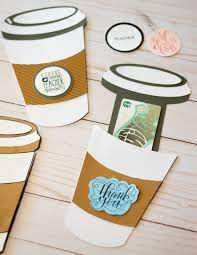 Coffee cup gift card holder svg. Coffee Cup Gift Card Holder Template Free Pdf And Svg File Leap Of Faith Crafting