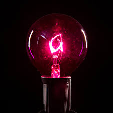 Box Of 25 G50 Transparent Purple C9 E17 Base Light Bulbs Hometown Evolution Inc