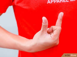 Hand crip signs step by step. How To Form The Word Blood With Your Fingers 15 Steps