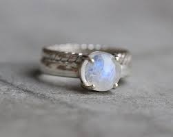 Can Divit Erkenci Kus Early Bird Moonstone Ring Moonstone Rings Silver Gemstone Rings